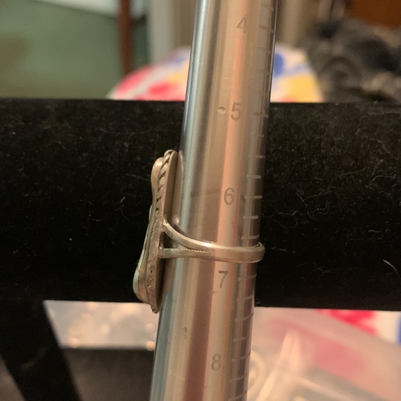 Turquoise and silver ring - Picture 6 of 6